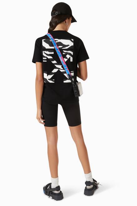 hover state of Zebra Arrows T-shirt in Cotton Jersey