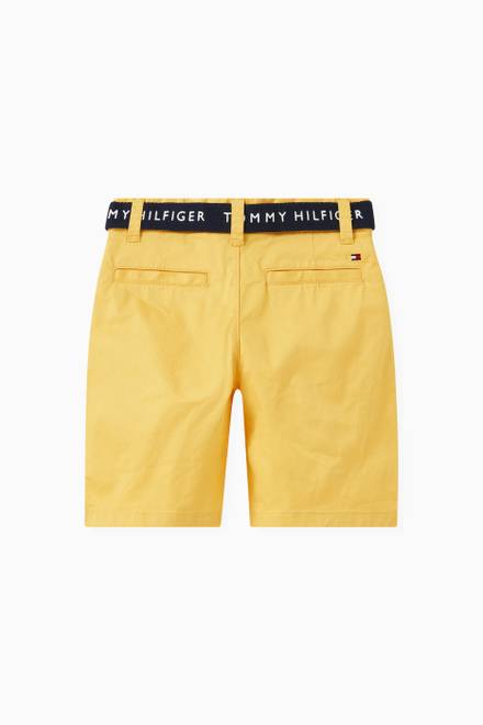 hover state of Essential Belted Chino Shorts in Organic Cotton  