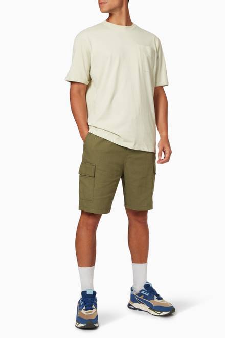 hover state of Loose Fit Shorts in Organic Cotton  