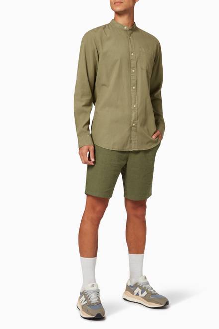 hover state of Shorts in Linen Blend   