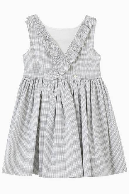 hover state of Ruffle Dress in Cotton