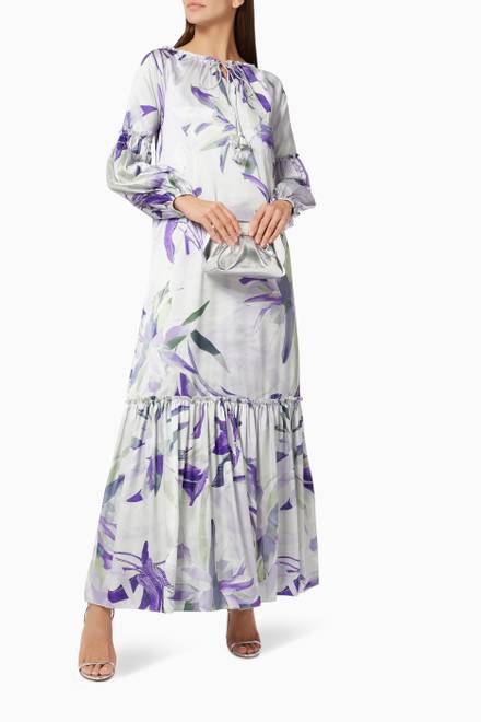 hover state of Floral Maxi Dress 