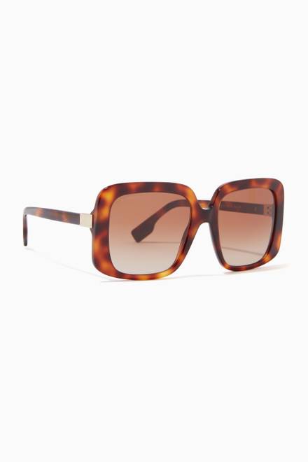 hover state of Oversized D-frame Sunglasses in Acetate    