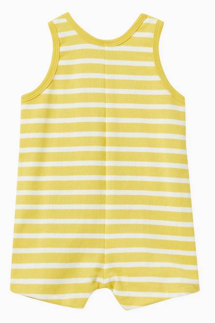 hover state of Striped Playsuit in Cotton