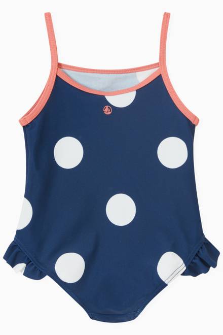 hover state of Polka Dots One-Piece Swimsuit