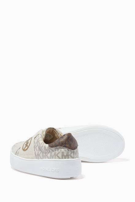 hover state of All-over MK Print Slip On Sneakers 