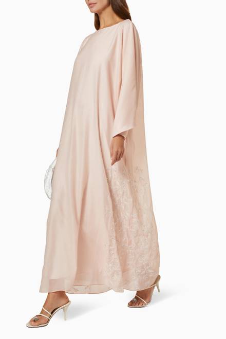 hover state of Embellished Maxi Kaftan in Organza 