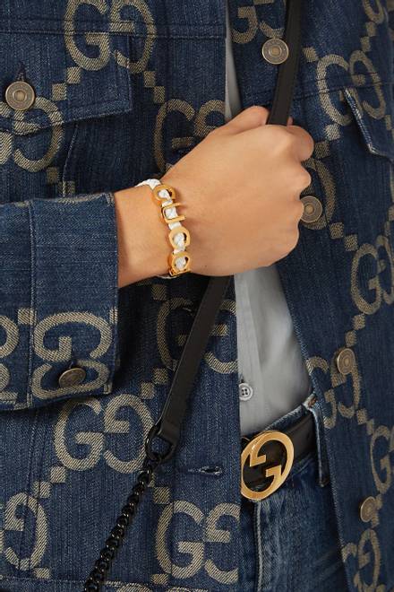 hover state of 'Gucci' Bracelet in Leather