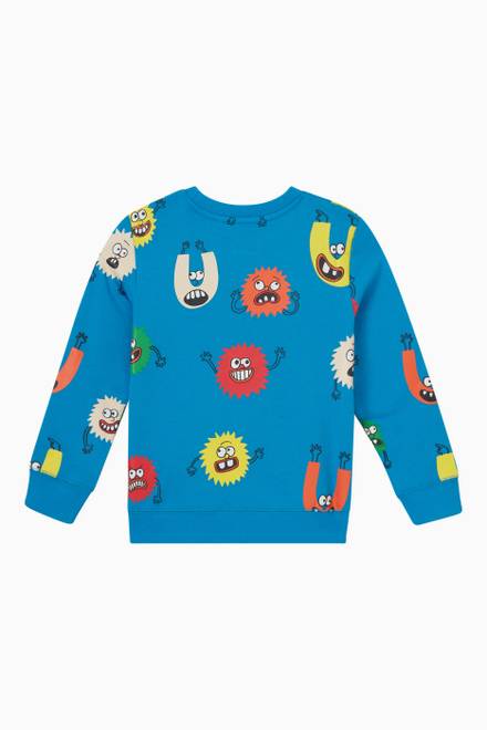 hover state of Monster Sweatshirt in Cotton  