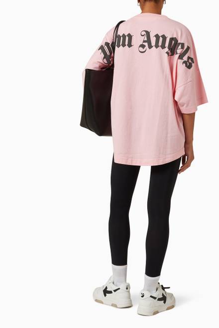 hover state of Logo Oversized T-shirt in Cotton Jersey    