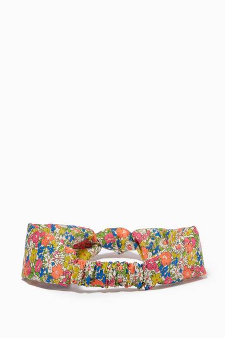 hover state of Floral Headband in Cotton