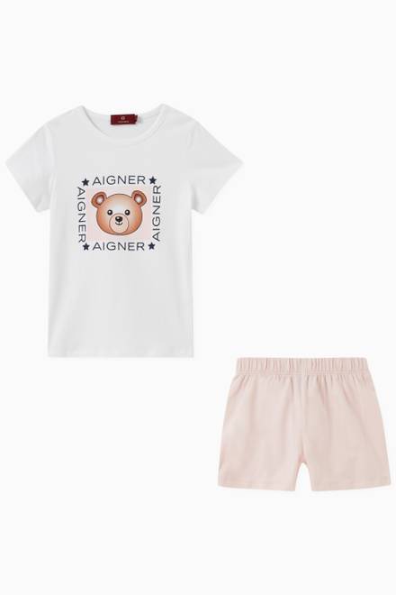 hover state of Teddy T-shirt & Shorts Set   