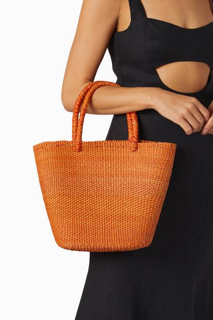 hover state of Cuenca Tote Bag in Toquilla Straw