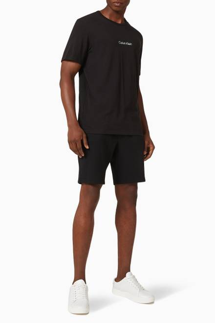 hover state of Modern Structure Lounge Shorts in Cotton Terry