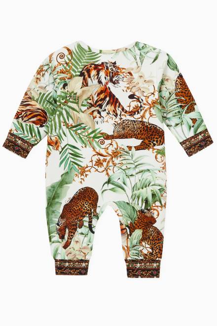 hover state of Tiger Trap Onesie in Cotton