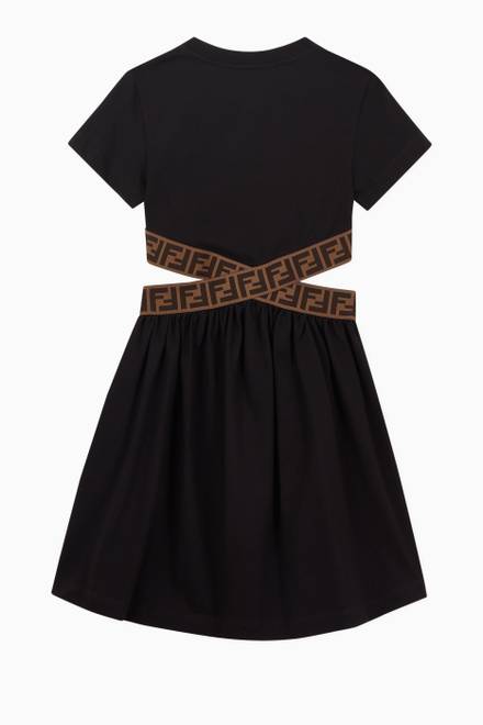hover state of Monogram Waist Dress in Cotton   