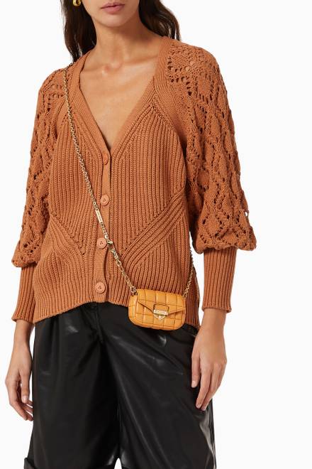 michael michael kors soho quilted leather bag charm