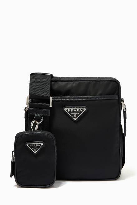 Triangle Logo Nylon Crossbody
  Bag main image 1