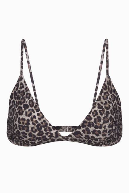 Shop Agua Bendita Brown Eileen Antiq Bikini Top for Women | Ounass UAE