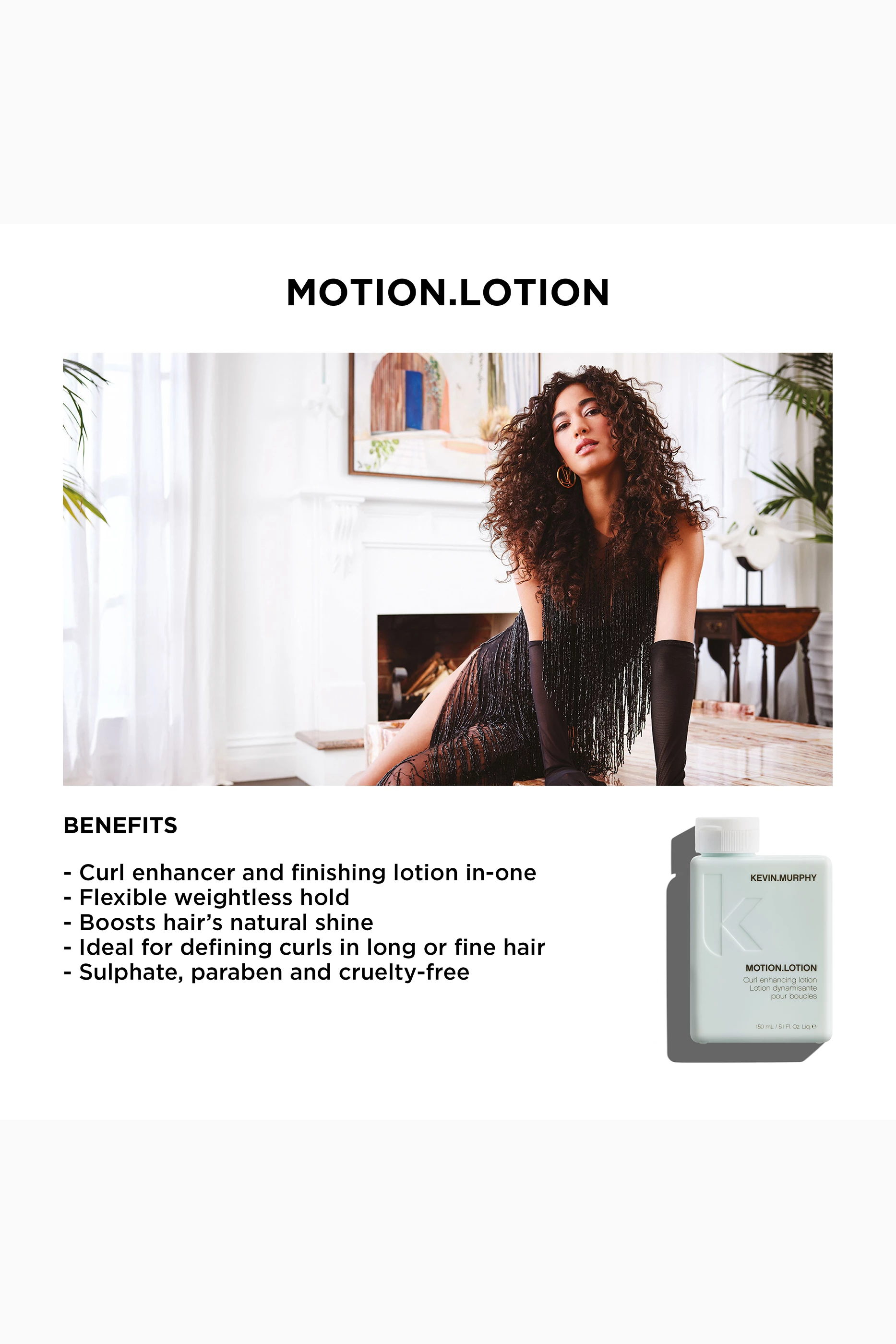 Shop Kevin Murphy Multicolour  – Weightless Curl Enhancing  Lotion for Curly Hair, 150ml for WOMEN | Ounass UAE
