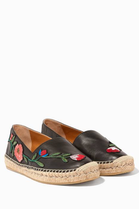 gucci blue leather loafers