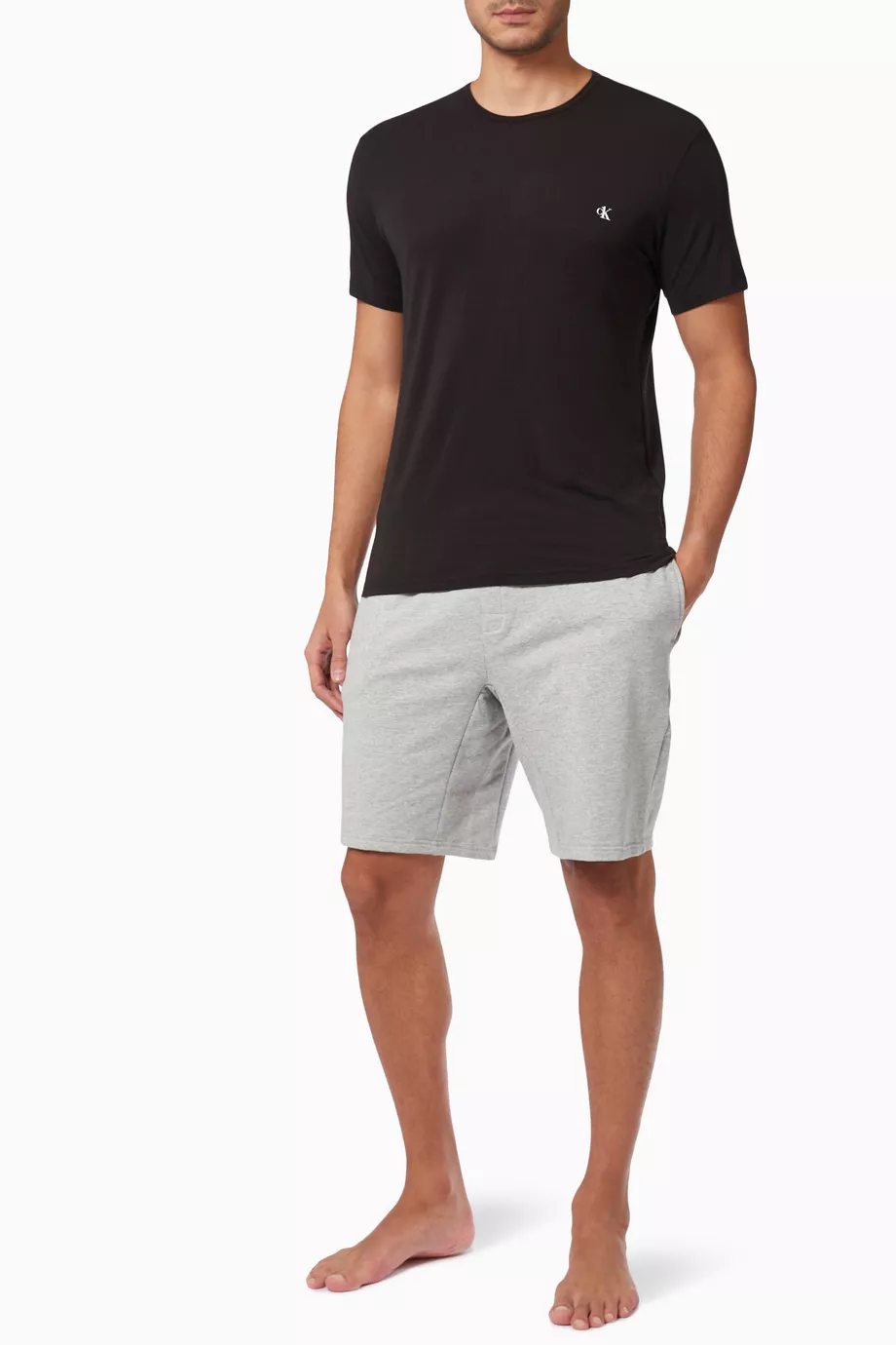 Mens Clothing Shorts Casual shorts Calvin Klein Synthetic Lounge Shorts for Men Reimagined Heritage in Grey Grey 